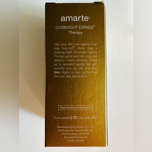 Amarte Overnight Express Night-Time Therapy Sleeping Mask Functional Skin Care - Picture 10 of 11